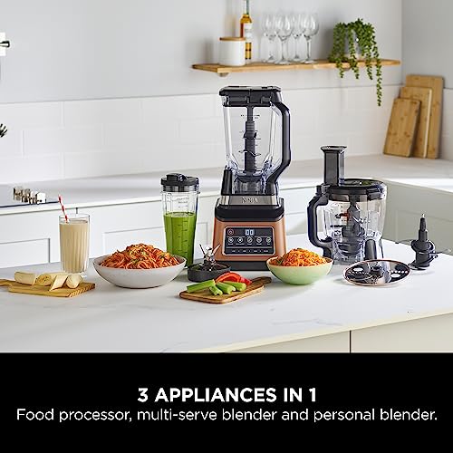 Ninja Küchenmaschine und Standmixer, Kaffee & Spice Grinder