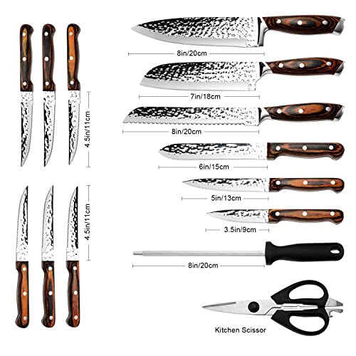 15-teilig Japanisches Kochmesser-Set