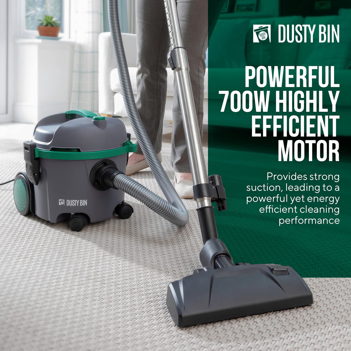 Dusty Bin Bagless Bodenstaubsauger Cleaners
