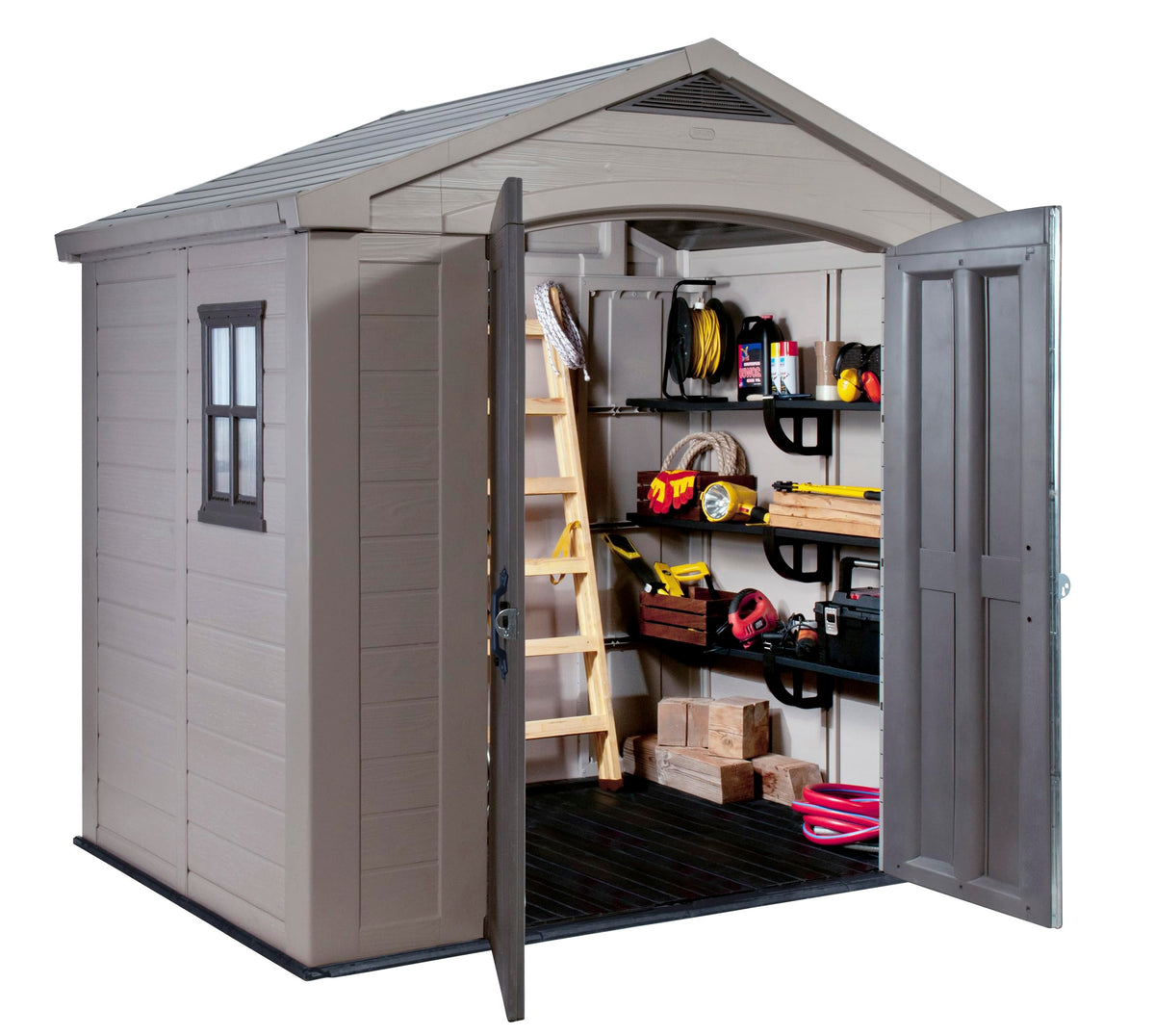 Keter Factor 8 x 6 ft Outdoor Storage Shed