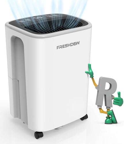 12 L/Tag Luftentfeuchter, FRESHDEW Luftentfeuchter