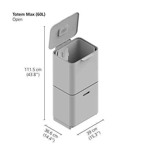 Joseph Joseph Totem Max 60 Liter Waste Separation und Recycling Küche Bin