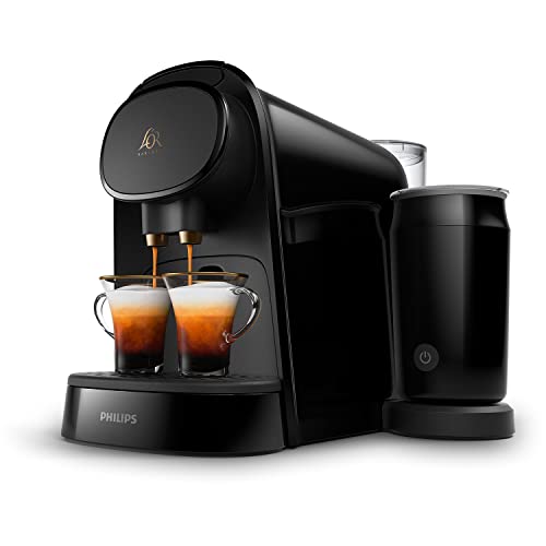 PHILIPS Kaffeemaschine L`or Barista Schwarz + Kapseln