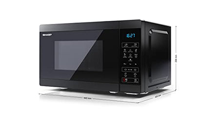 SHARP Kompakt Digital Mikrowelle 20 Liter 800W
