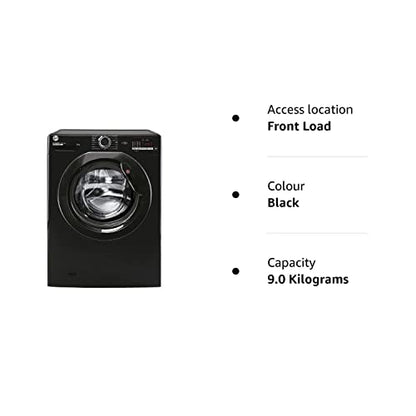 Hoover H-Wash 300 9 kg 1500 U/min Schwarz Freistehend