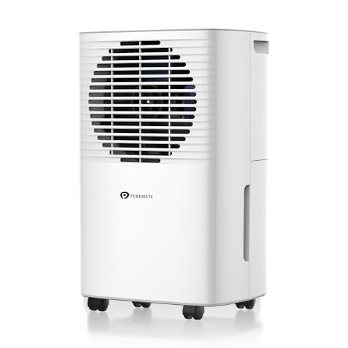 PureMate 10L Mobil & Kompakt Luftentfeuchter 10 Liter