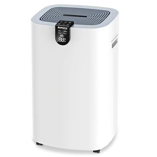 BAPHIYA 20 L Luftentfeuchter mit HEPA Filter, Energiesparend Compressor