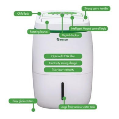 Meaco Energiesparender Luftentfeuchter Meaco Energiesparender Luftentfeuchter (20 Liter)