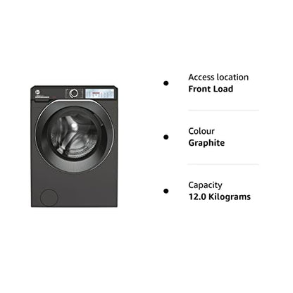 Hoover H-Wash 500 12KG 1400RPM WIFi & Bluetooth Graphite Freestanding Washing Machine