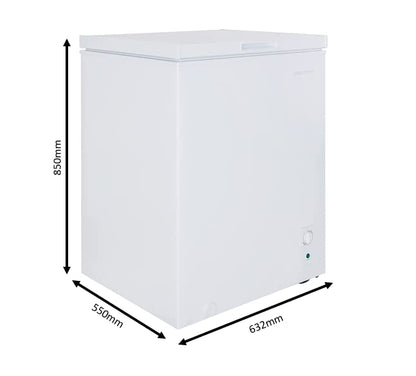 Cookology Freestanding 142 Litre Capacity
