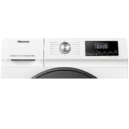 Hisense Freistehend 12 kg Frontlader-Waschmaschine