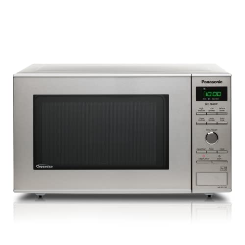 Panasonic NN-SD27HSBPQ Solo Inverter Mikrowelle, 23 Liter, 1000 W, Edelstahl