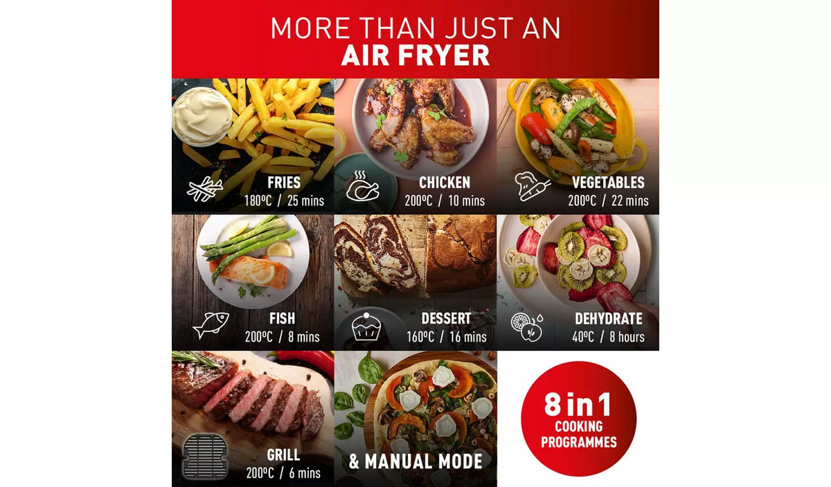 Tefal Heißluftfritteuse Jamie Oliver by Dual Easy Fry & Grill