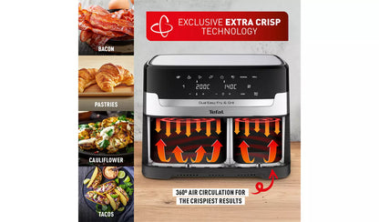 Tefal Heißluftfritteuse Jamie Oliver by Dual Easy Fry & Grill