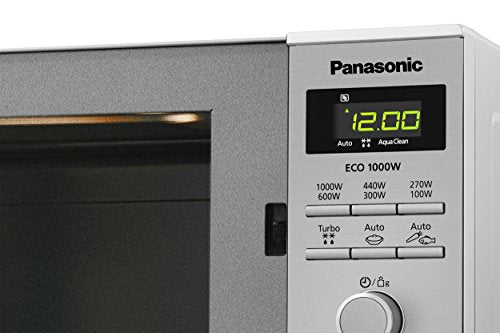 Panasonic NN-SD27HSBPQ Solo Inverter Mikrowelle, 23 Liter, 1000 W, Edelstahl