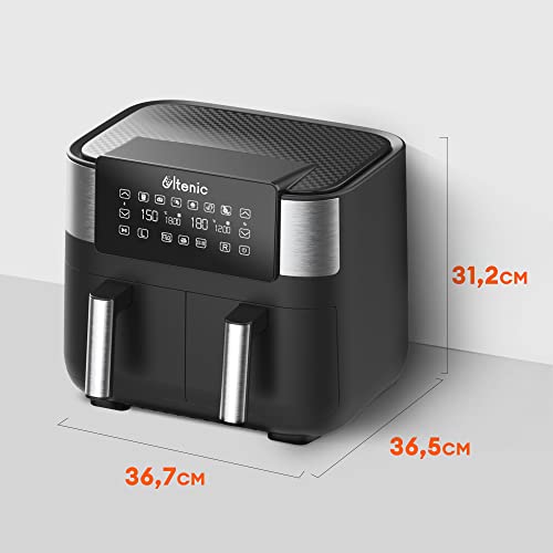 Ultenic K20 Doppel-Heißluftfritteuse, 6-in-1 Health Heißluftfritteuses