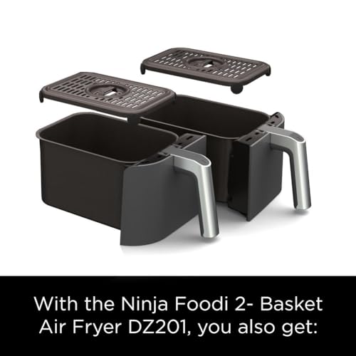 Ninja DZ201 Foodi 6-in-1 2-Korb Heißluftfritteuse