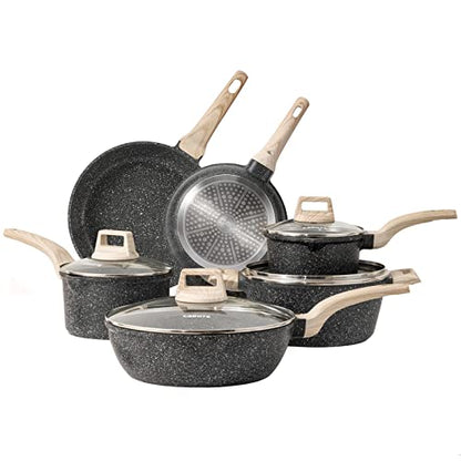 CAROTE Antihaft Topf- und Pfannenset