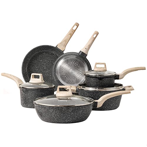 CAROTE Antihaft Topf- und Pfannenset