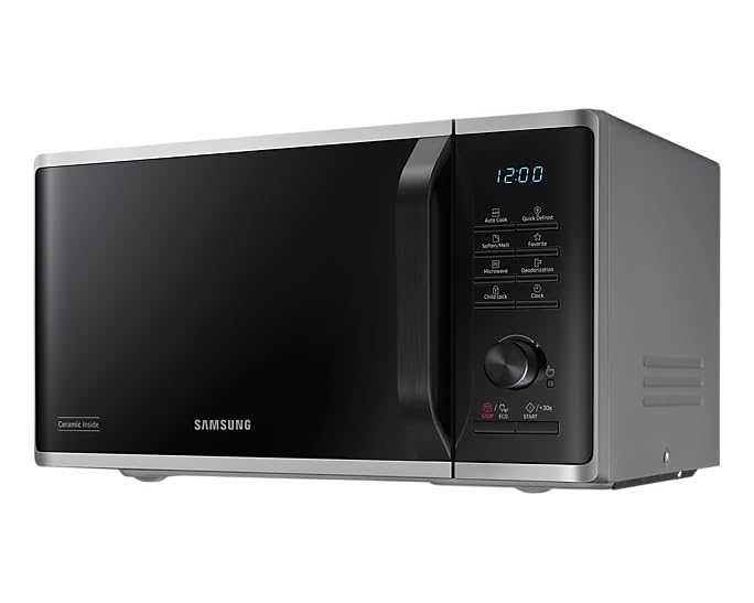 Samsung MS23B3515AS Comptoir Micro-onde Simple 23 L 1150 W Noir, Gris
