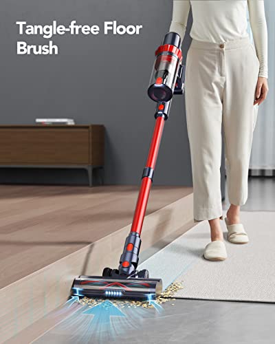 HONITURE Cordless Vacuum Cleaner 450W/38kpa Stick Vacuum Cleaner