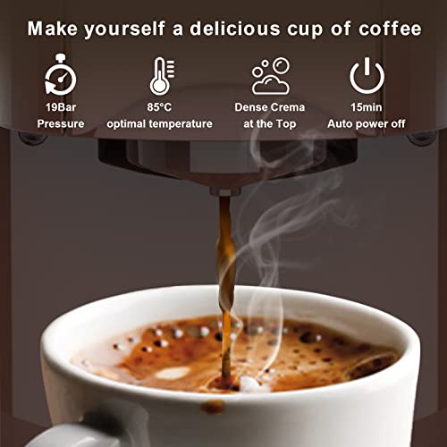 KOTLIE Espresso Kaffeemaschine für Nespresso