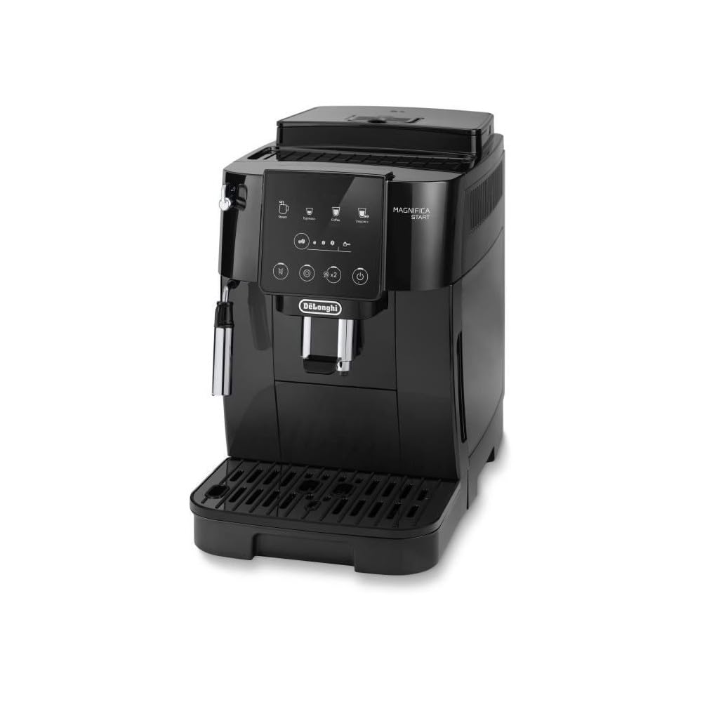 De'Longhi Magnifica Start - Kaffeevollautomat 4 Getränke Schwarz/Grau