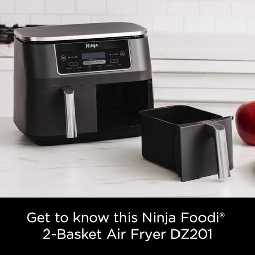 Ninja DZ201 Foodi 6-in-1 2-Korb Heißluftfritteuse