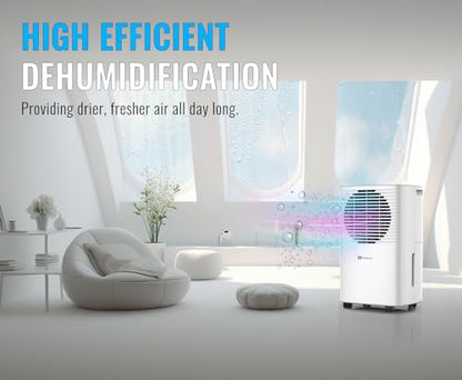 PureMate 10L Mobil & Kompakt Luftentfeuchter 10 Liter