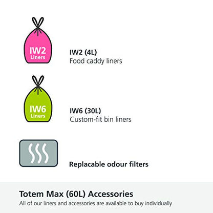 Joseph Joseph Totem Max 60 Liter Waste Separation und Recycling Küche Bin