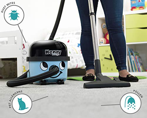 Henry Allergy HVA 160-11 Bodenstaubsauger mit Beutel Reiniger, Summer Blau