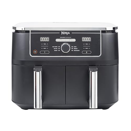 Ninja Foodi Max Doppel Zone Digital Heißluftfritteuse Schwarz AF400UK