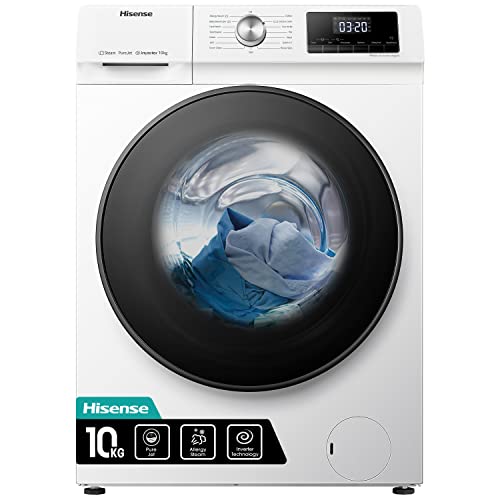 Hisense Freistehend 10 kg Frontlader-Waschmaschine