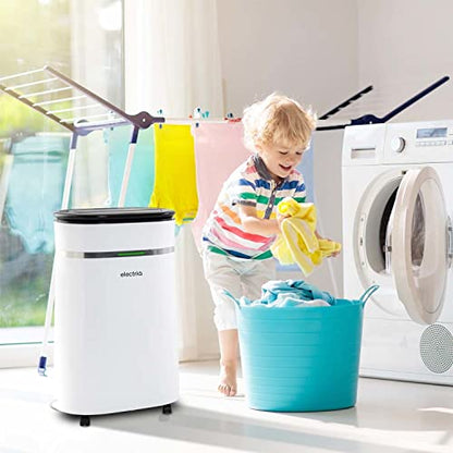 electriQ 12 L Energiesparender Luftentfeuchter. Beseitigt Feuchtigkeit