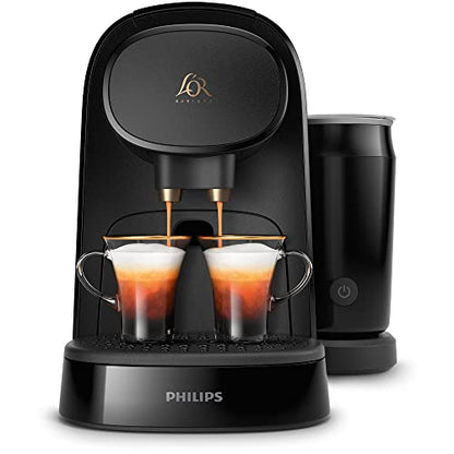 PHILIPS Kaffeemaschine L`or Barista Schwarz + Kapseln
