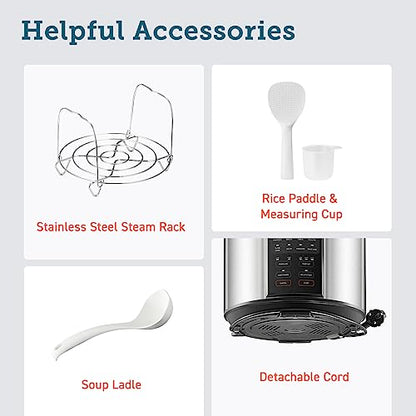 COSORI Elektrisch Pressure Cooker 5.7L, Recipe Book