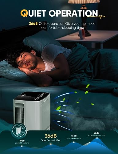 12 L/Tag Luftentfeuchter für Zuhause Feuchtigkeit