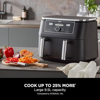 Ninja Foodi Max Doppel Zone Digital Heißluftfritteuse Schwarz AF400UK