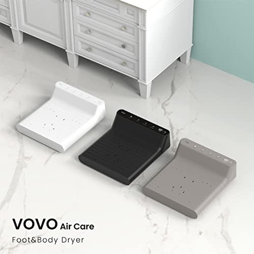 VOVO STYLEMENT BD-7700W Body & Foot Wäschetrockner, Made in Korea, Temperatur & Wind Volume Controlled Wäschetrockner mit Intuitive Display, Waterproof hygienic Scaffolding