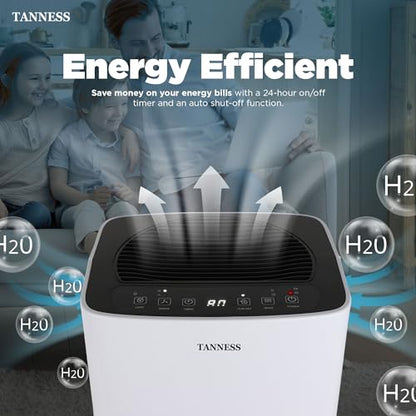TANNESS 12 L Luftentfeuchter, Luftentfeuchter für Zuhause