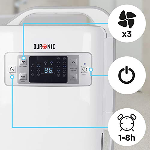 Duronic Luftentfeuchter DH20 | 20 L in a Tag