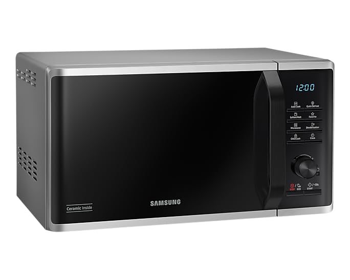 Samsung MS23B3515AS Comptoir Micro-onde Simple 23 L 1150 W Noir, Gris