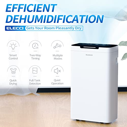 ELECCI 12 L/Tag Luftentfeuchter, Luftentfeuchter für Zuhause