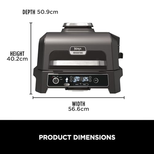 Ninja OG850UK Woodfire Pro XL Electric BBQ Grill & Smoker