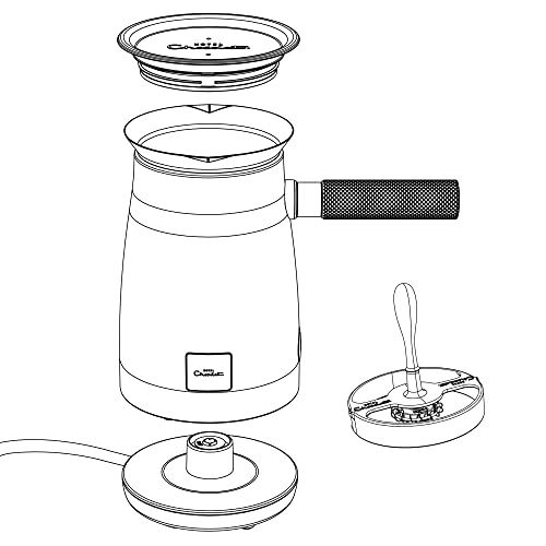 Hotel Chocolat Velvetiser Heißschokoladenmaschine Complete Starter Kit, Weiß