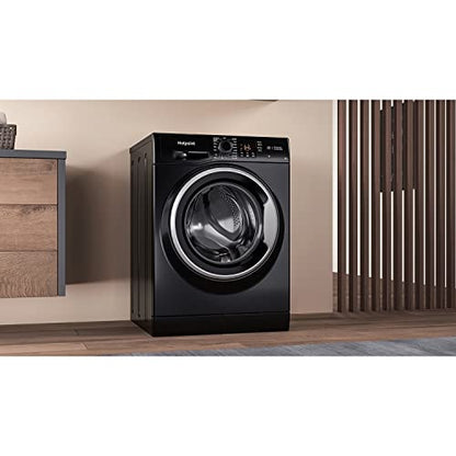 Hotpoint 7 kg 1400 U/min Freistehende Waschmaschine – Schwarz