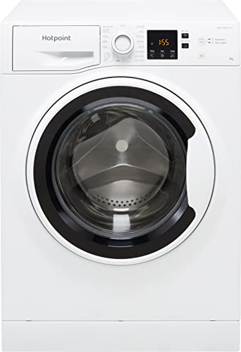 Hotpoint NSWA845CWWUKN 8 kg Waschmaschine 1400 U/min Energieeffizienzklasse B Weiß 1400 U/min