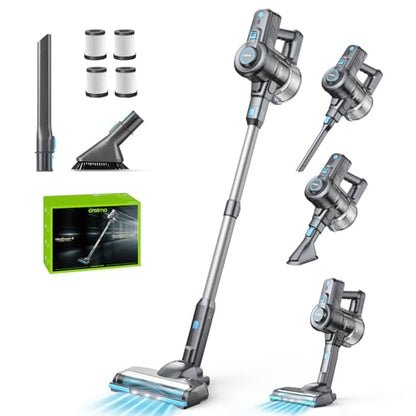 Oraimo Kabelloser Staubsauger, 6-in-1 Self-Standing Stabstaubsauger