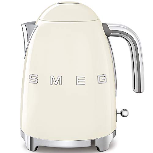 Smeg KLF03CRUK 50's Retro Style Aesthetic Cream Wasserkocher – 1.7 L