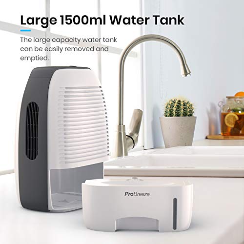 Pro Breeze® 1500 ml Premium Luftentfeuchter für Feuchtigkeit